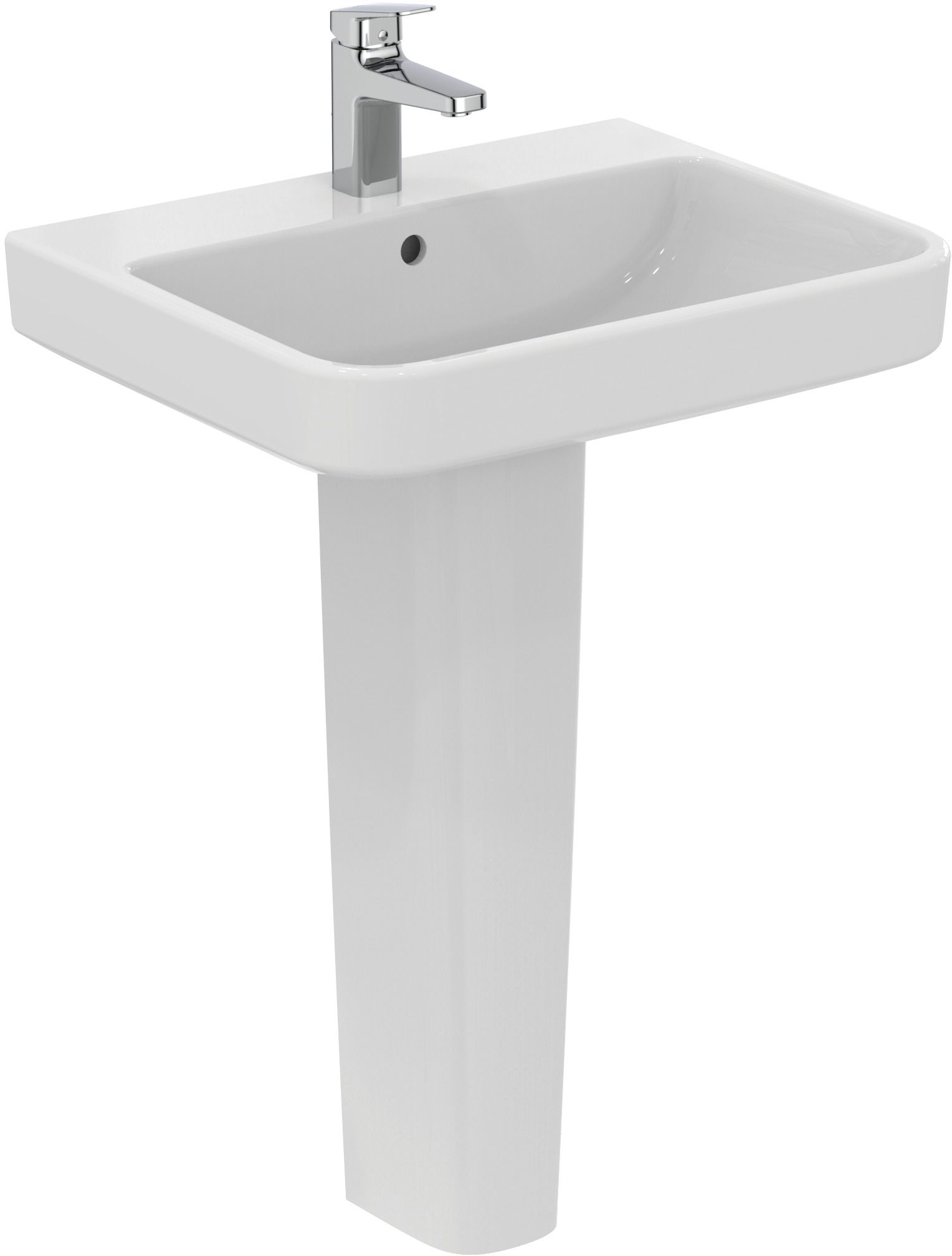 Darmowa Dostawa - Umywalka 60x48 cm półokrągła ścienna biała Ideal Standard I Life B T460701