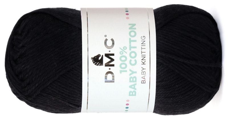 WŁÓCZKA DMC BABY COTTON 100% kol. 775 / czarny