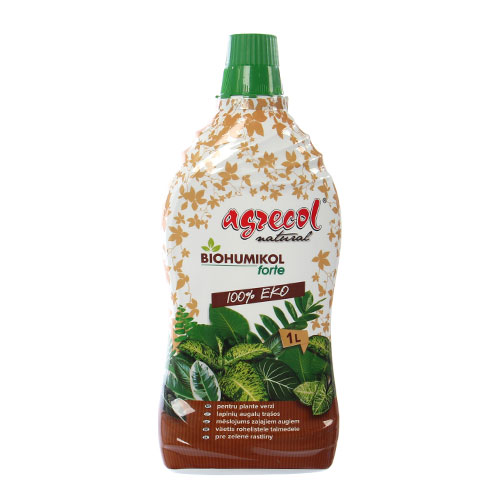 1 pac, Îngrăşământ Bio Humikol pentru plante verzi - : Mod de ambalare: 1000 ml