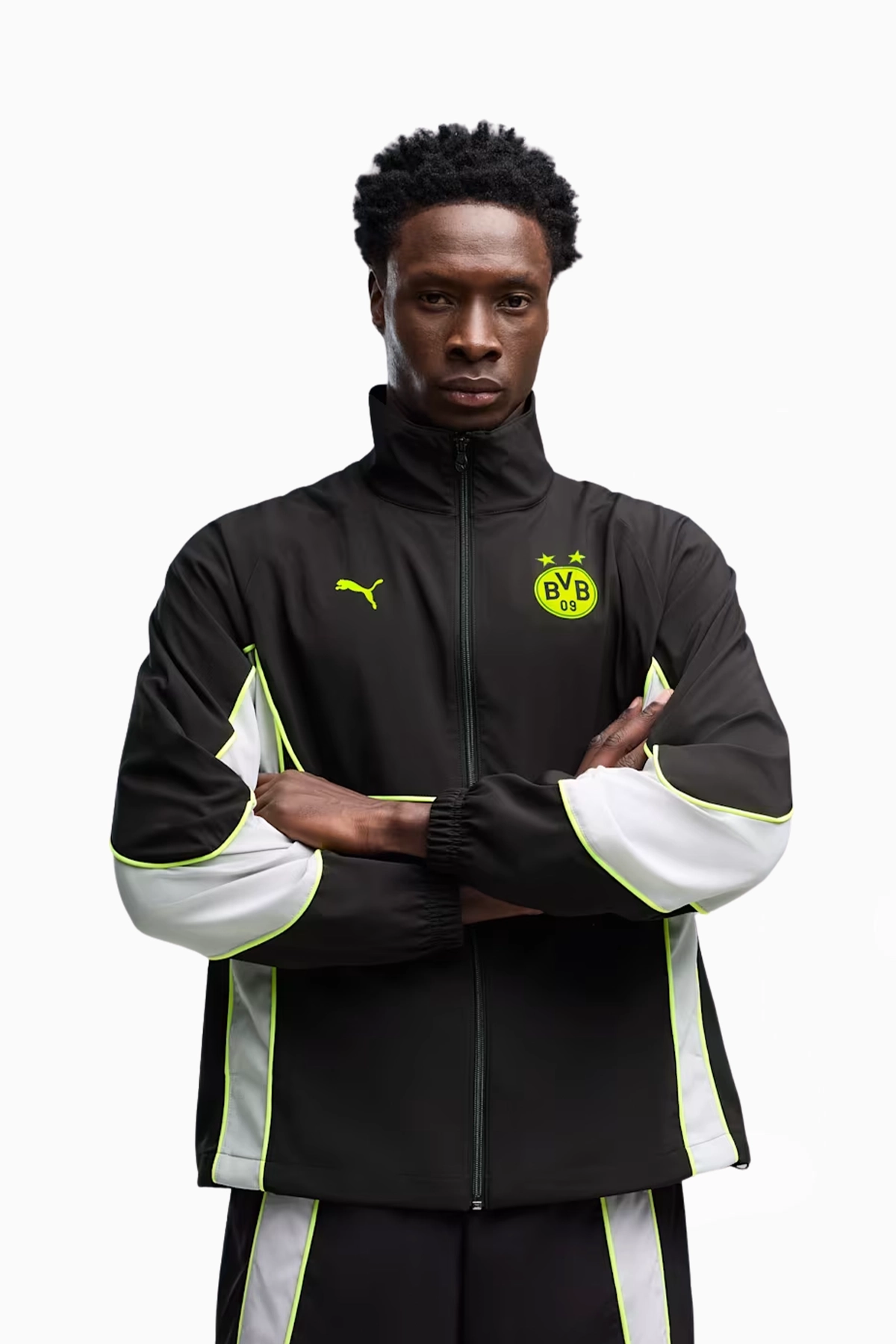 Kurtka Puma Borussia Dortmund 26/27 PUMATECH-X Track Woven - Czarny