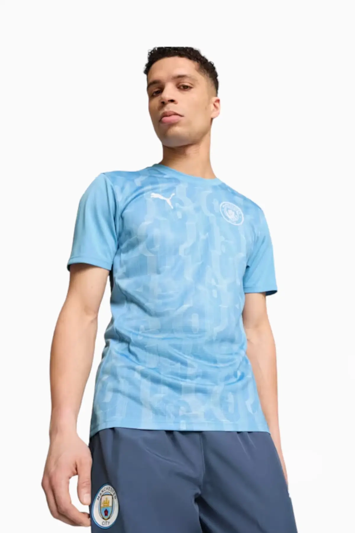 Koszulka Puma Manchester City 24/25 Pre-Match - Błękitny