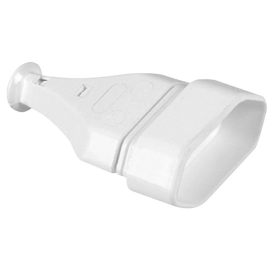 Gniazdo przenośne płaskie GN-11 białe 230V 2,5A