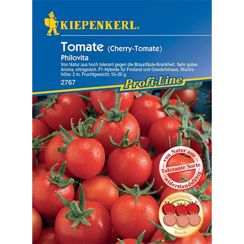 1 szt, Tomate Philovita F1 - Samen: Ilość w opakowaniu: 1 Stück