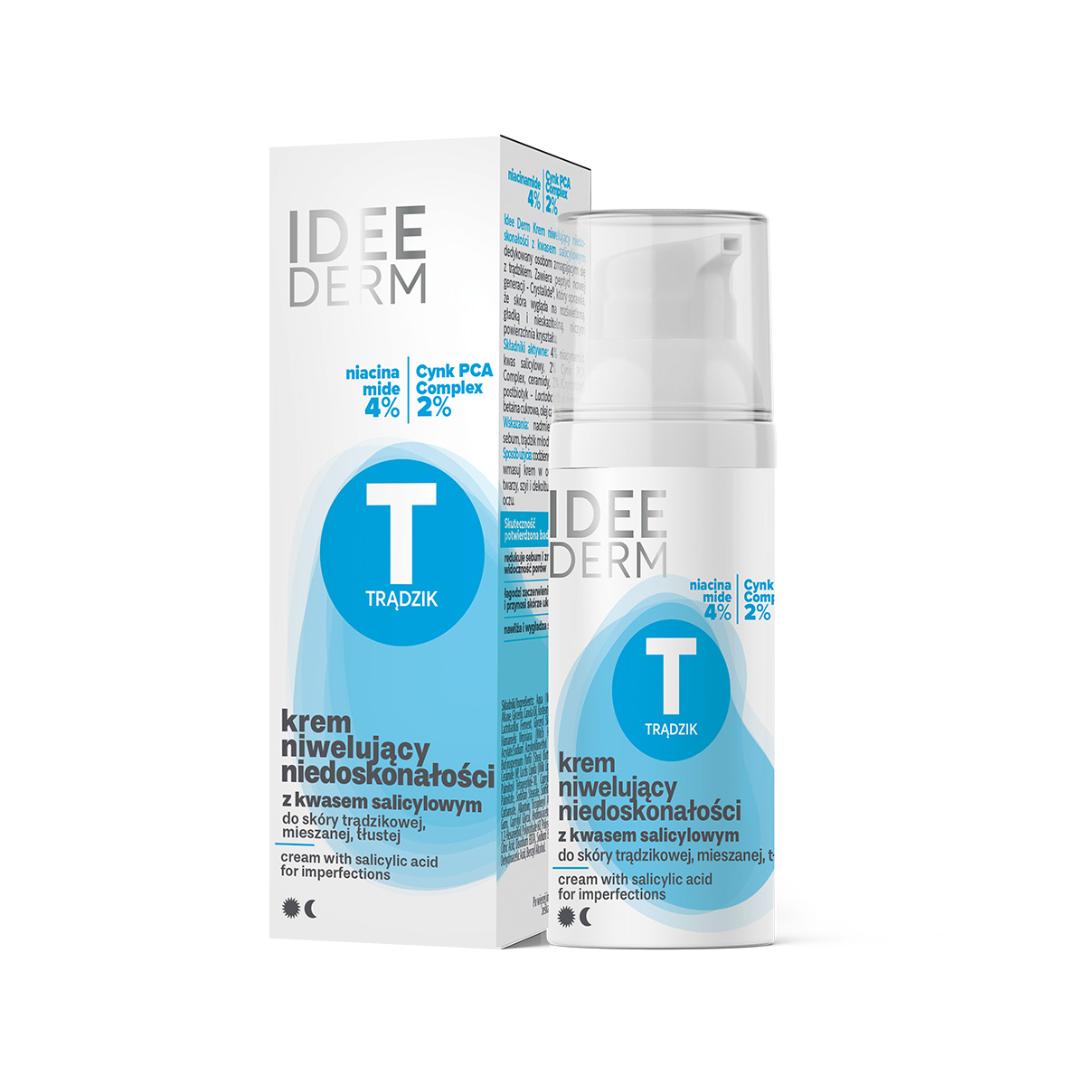 Idee derm - krem niwelujący niedoskonałości z kwasem salicylowym, 50 ml