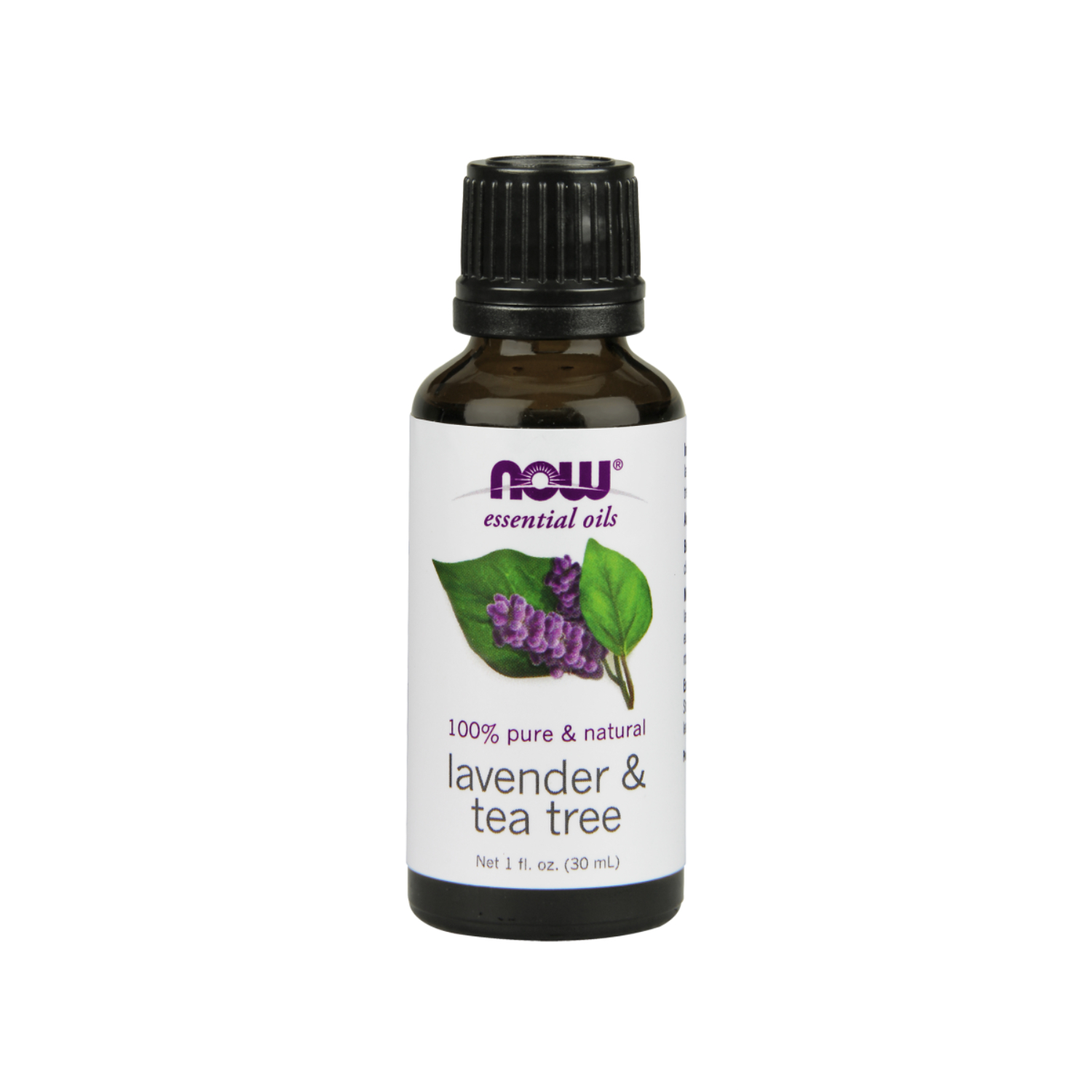 Now foods essential oils, lavender and tea, olejek eteryczny, 30 ml