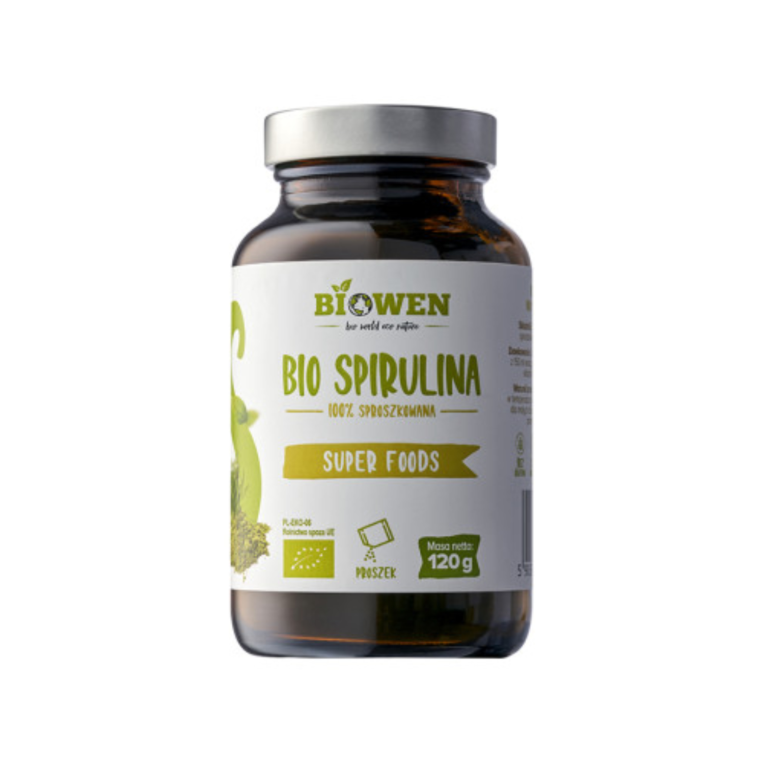 Biowen spirulina w proszku, 120 g
