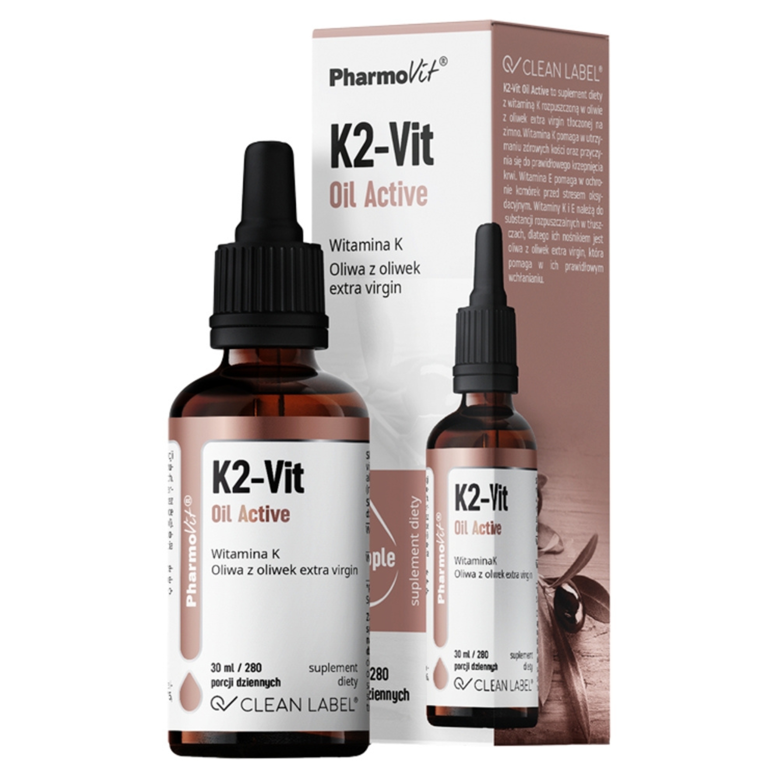 Pharmovit witamina k2-vit oil active, krople, 30 ml
