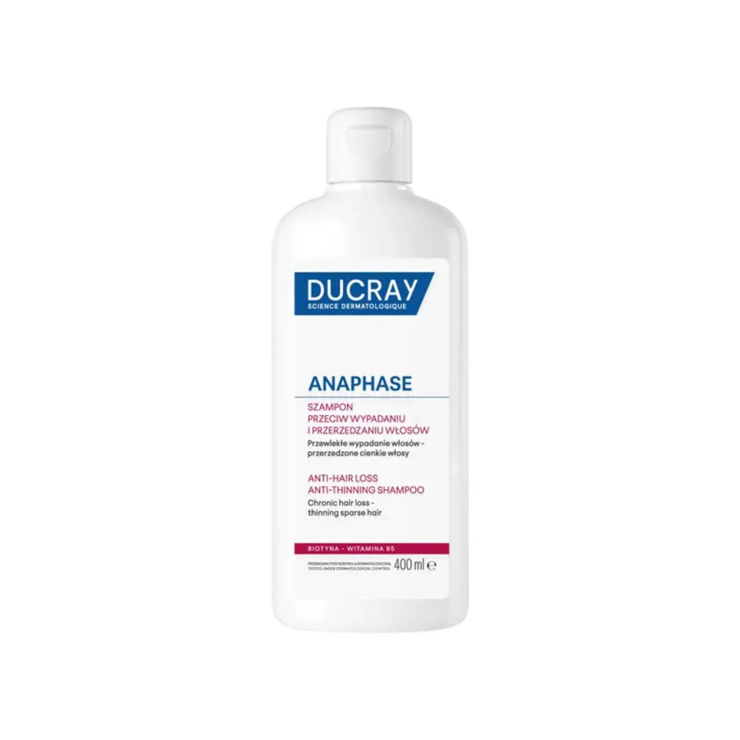 Ducray anaphase - szampon przeciw wypadaniu włosów, 400 ml