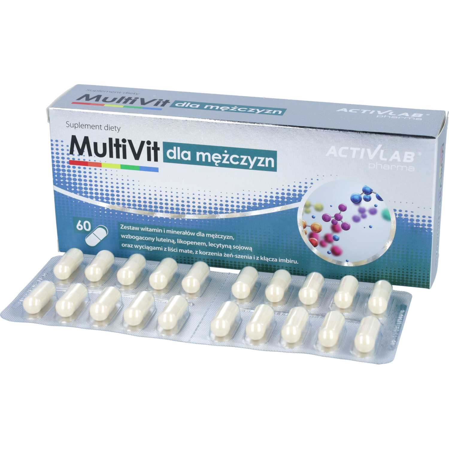 Activlab multivit dla mężczyzn, 60 kapsułek