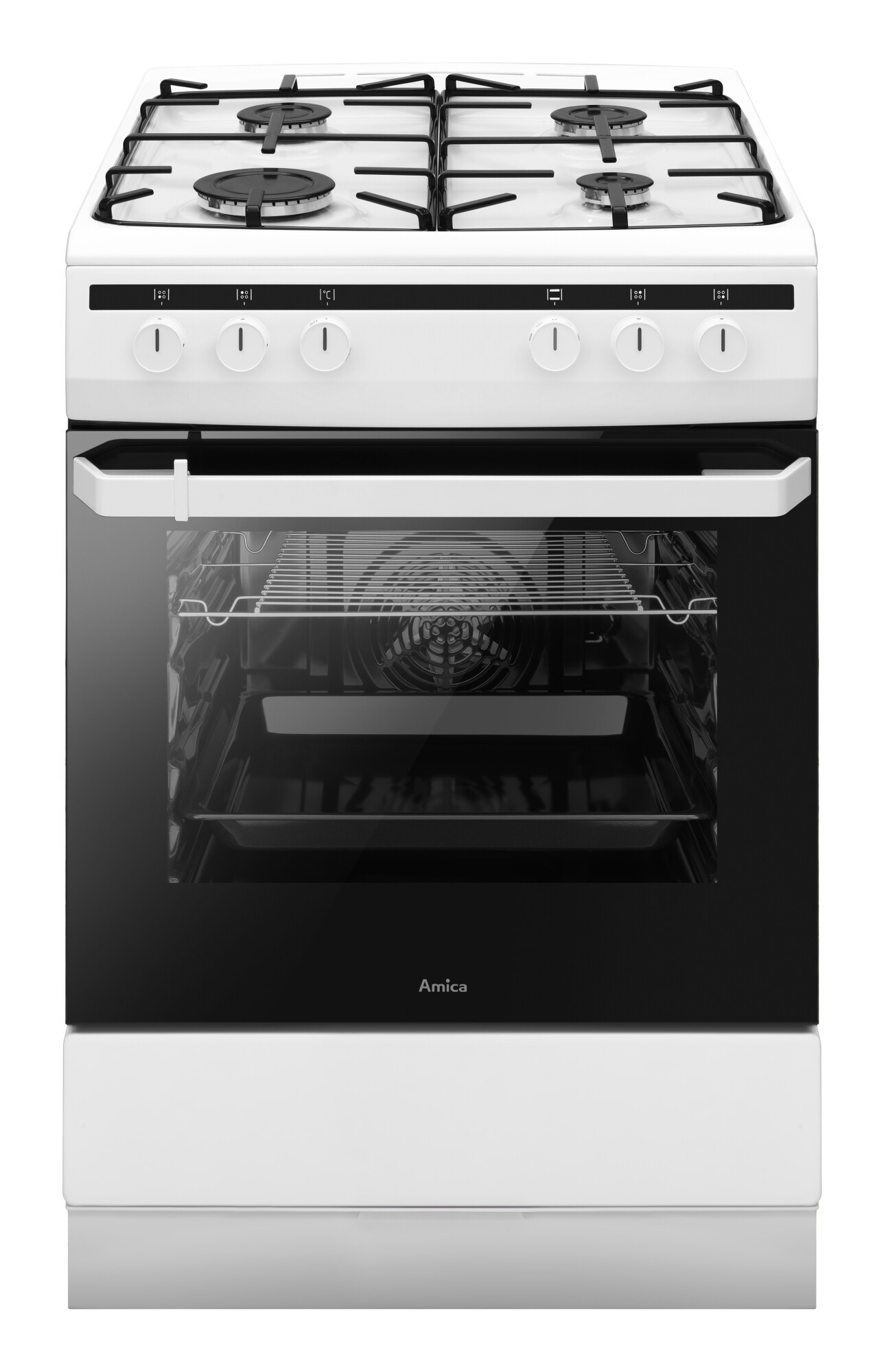 Kuchnia gazowo-elektryczna Amica 618GED2.33HZpF(W) 60 cm Biały