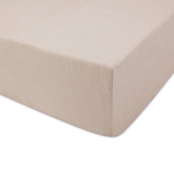 Prześcieradło jersey 80x160x15 z gumką wz. D018 (beżowy)