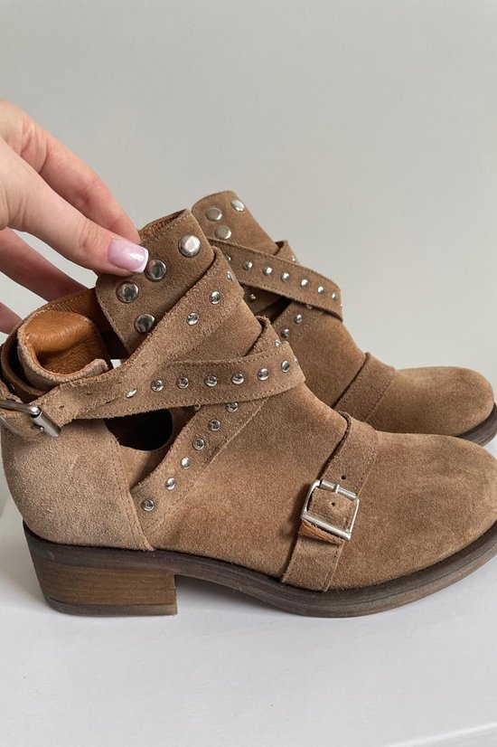 Botki damskie 0066/7 Nut brown outlet