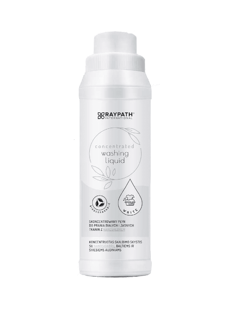 Skoncentrowany płyn do prania z Nanosrebrem - do jasnych 500ml Raypath