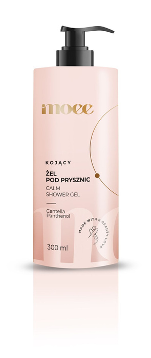 moee Calm Shower Gel Kojący żel pod prysznic z ekstraktem z wąkrotki azjatyckiej i pantenolem, 300 ml