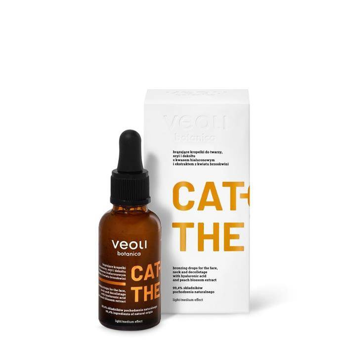 Veoli Botanica Brązujące kropelki do twarzy, szyi i dekoltu 30 ml