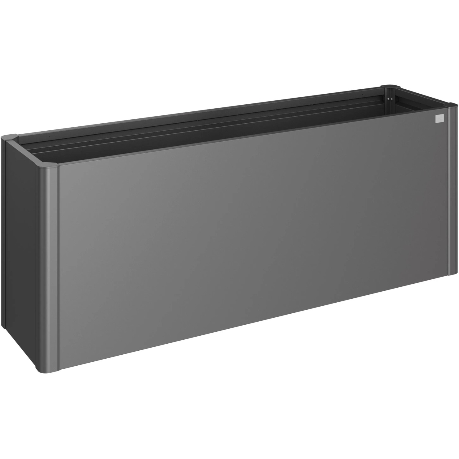 Biohort Podwyższona grządka metalowa ciemnoszara metaliczna 77 x 201 x 53 cm