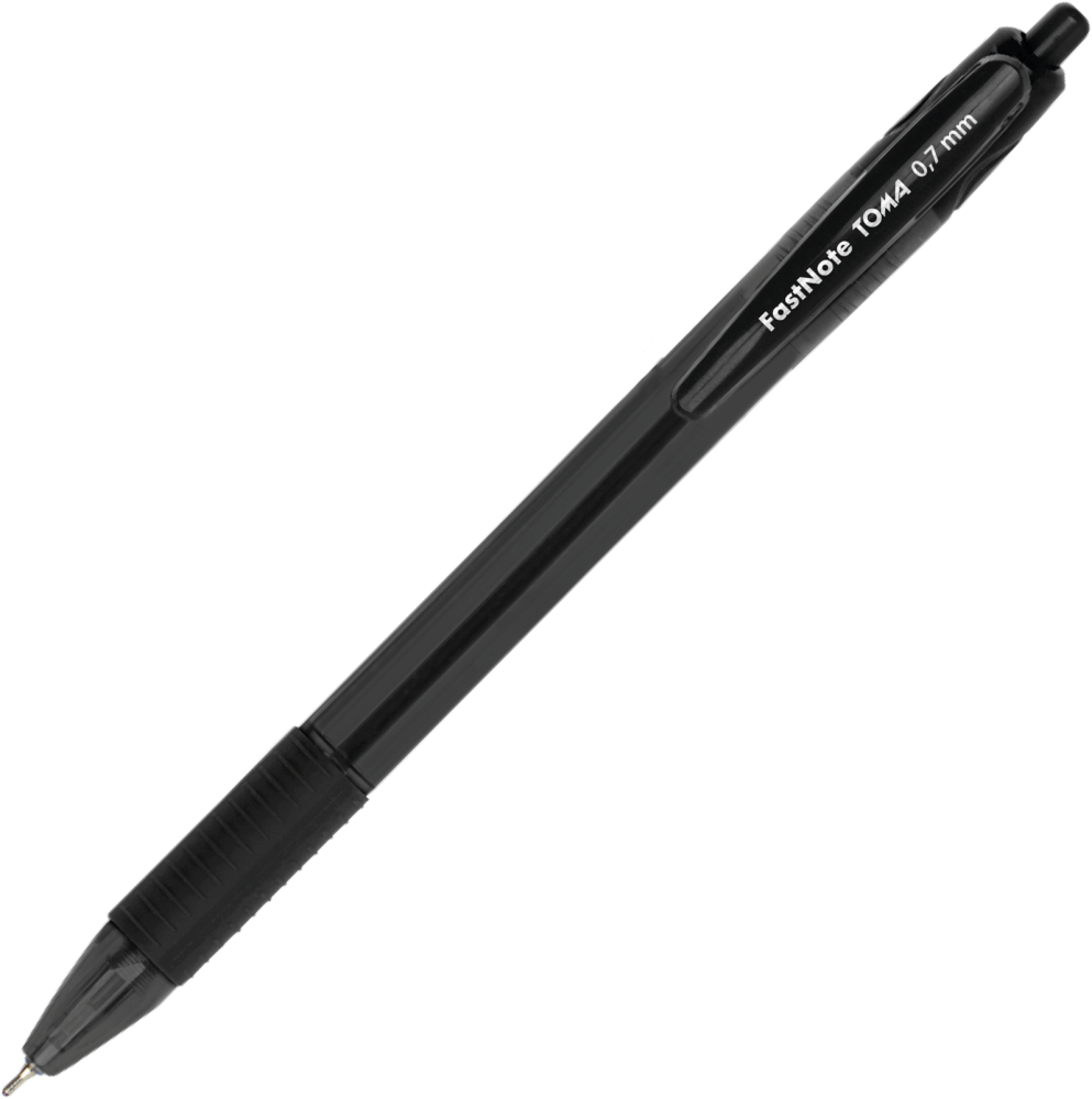 Długopis automatyczny Toma FastNote TO-030, 0.7mm, czarny