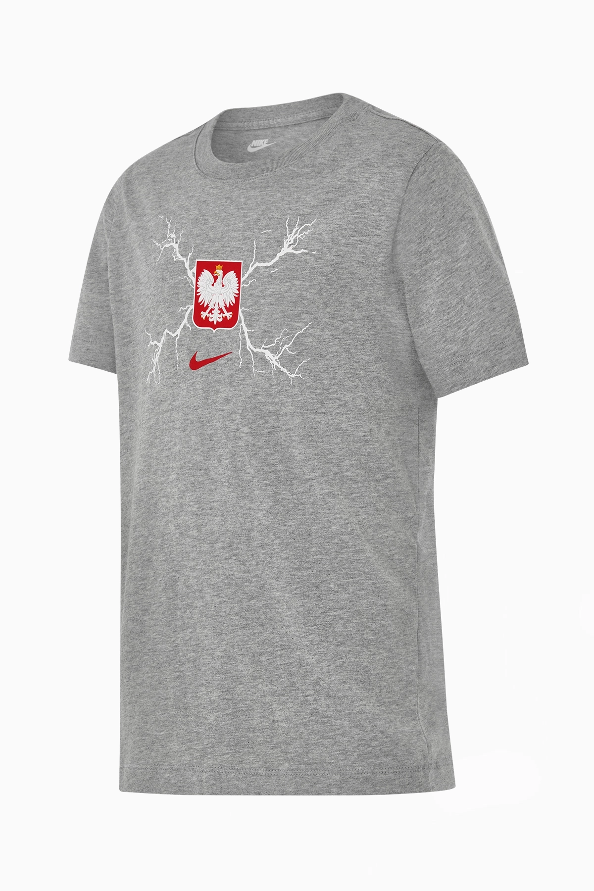 Koszulka Reprezentacji Polski Nike 2026 Graphic Tee Junior - Szary