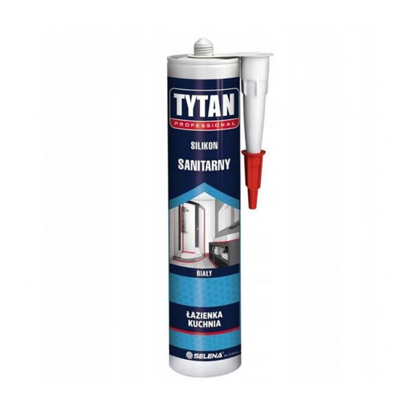 Silikon sanitarny Łazienka i kuchnia 280ml Tytan Bezbarwny