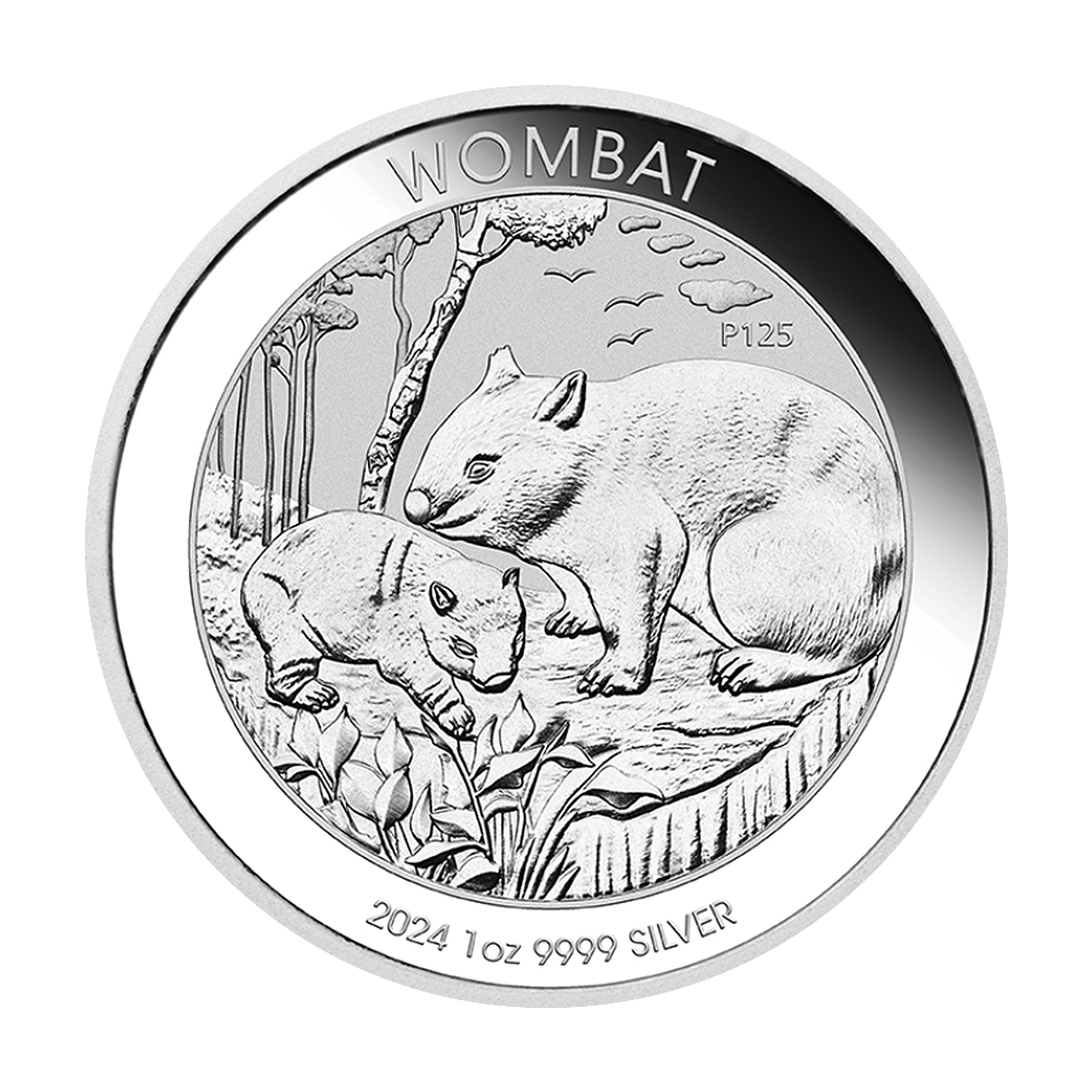 Srebrna moneta Australijski Wombat 1 uncja - wysyłka 24 h! - Mennica Skarbowa