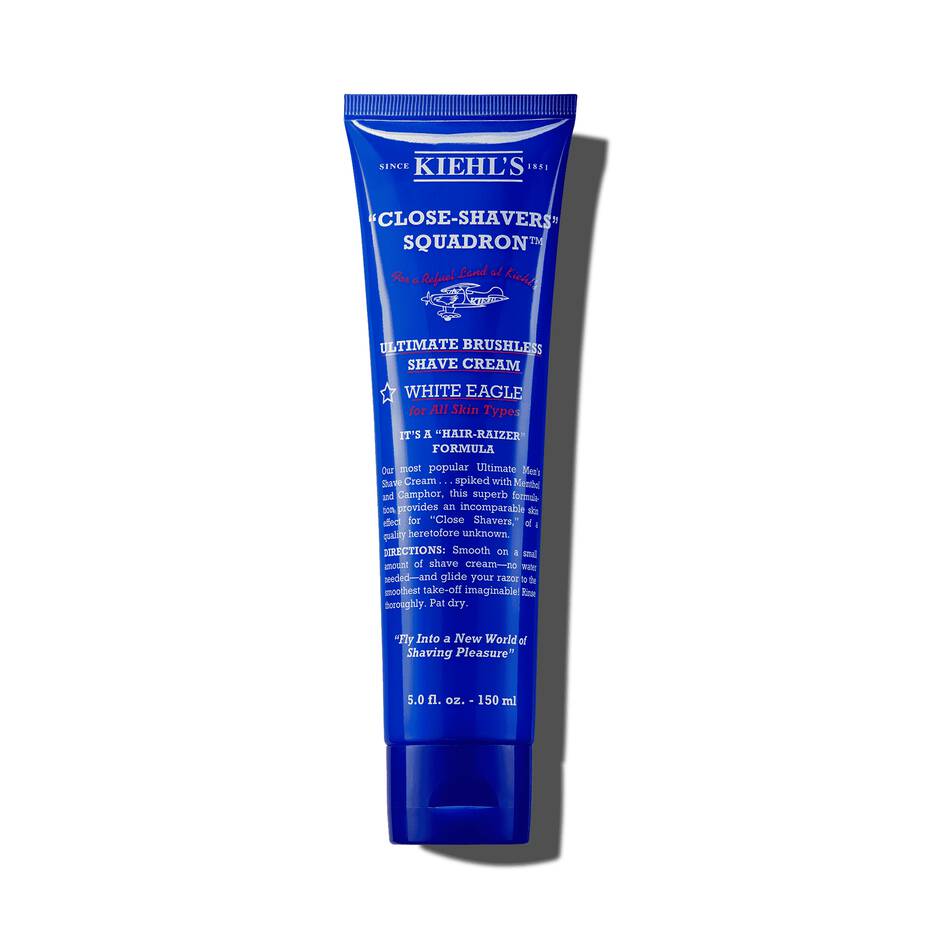 Kiehl's Ultimate Brushless Shave Cream White Eagle - Krem do golenia dla mężczyzn 150 ml Tubka