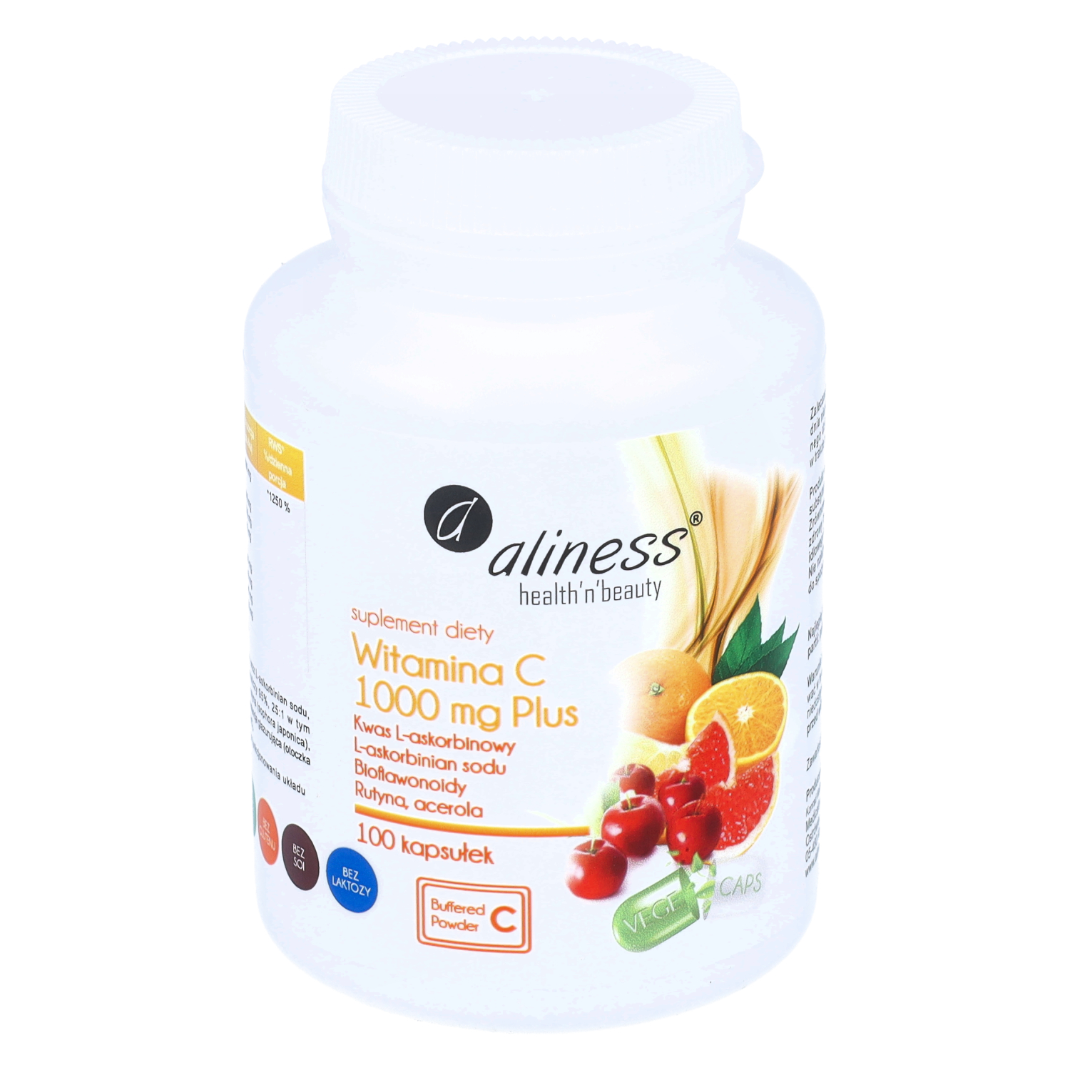 Aliness witamina c 1000 mg plus, 100 kapsułek