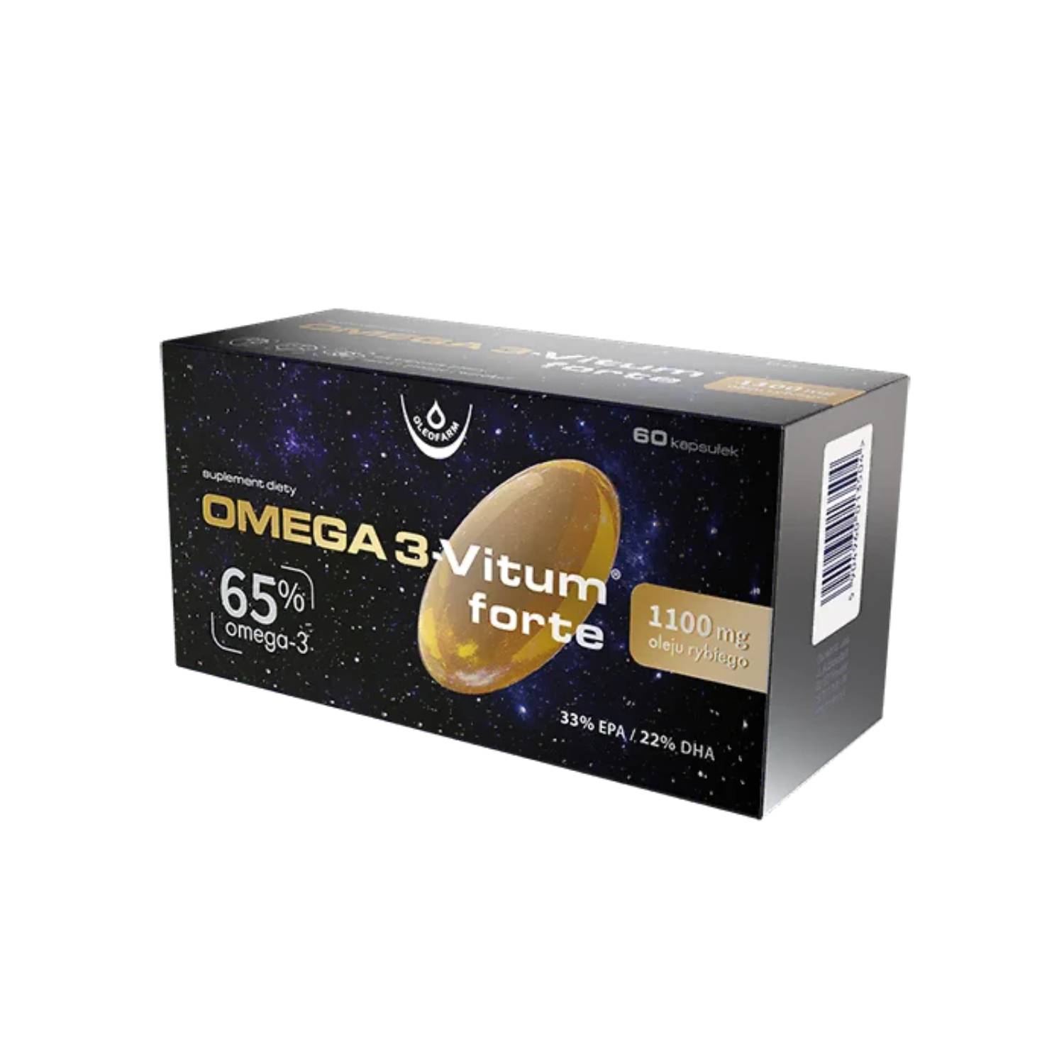 Omega 3-vitum forte, 60 kapsułek