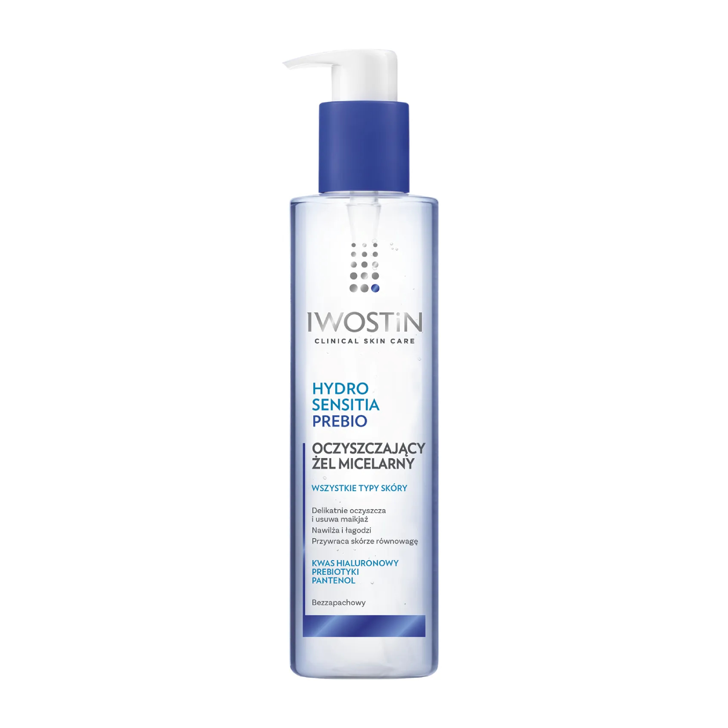 Iwostin hydro sensitia prebio - oczyszczający żel micelarny, 200 ml