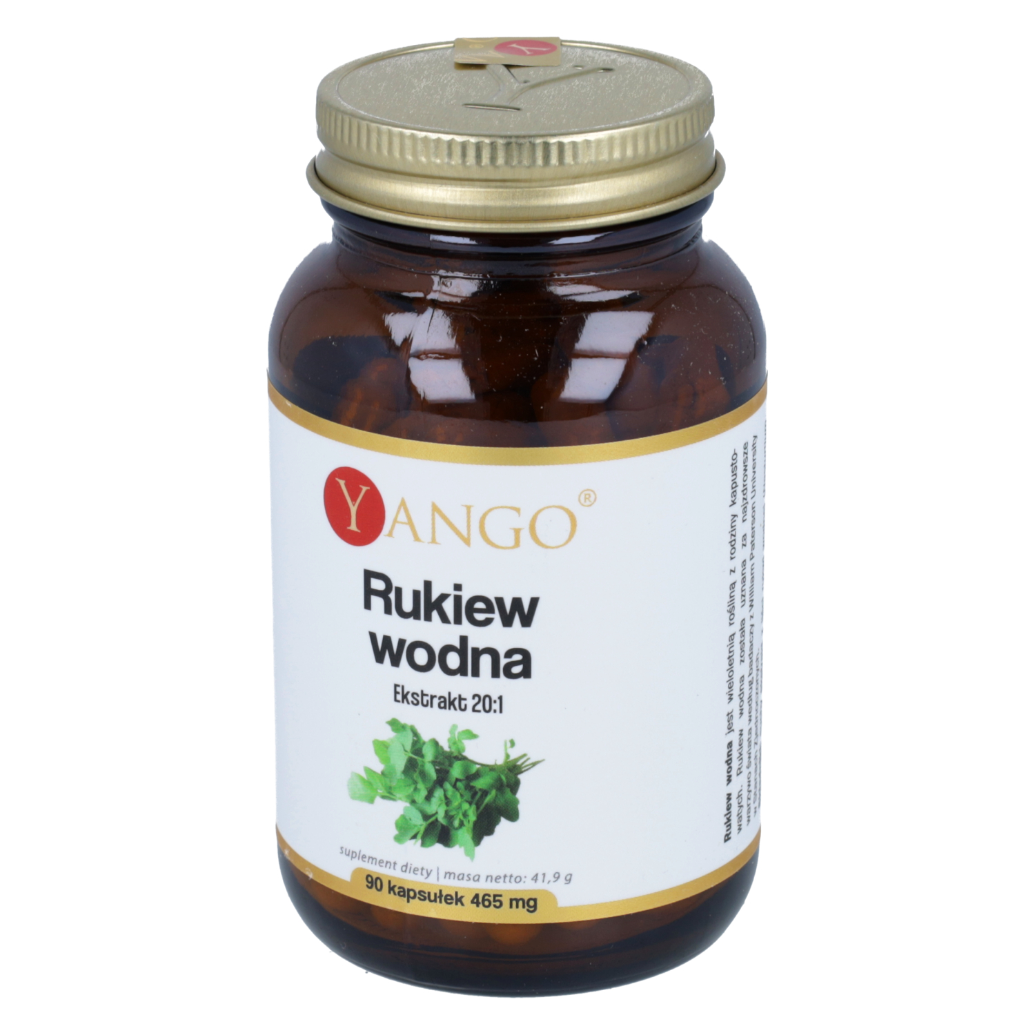 Yango rukiew wodna, 90 kapsułek