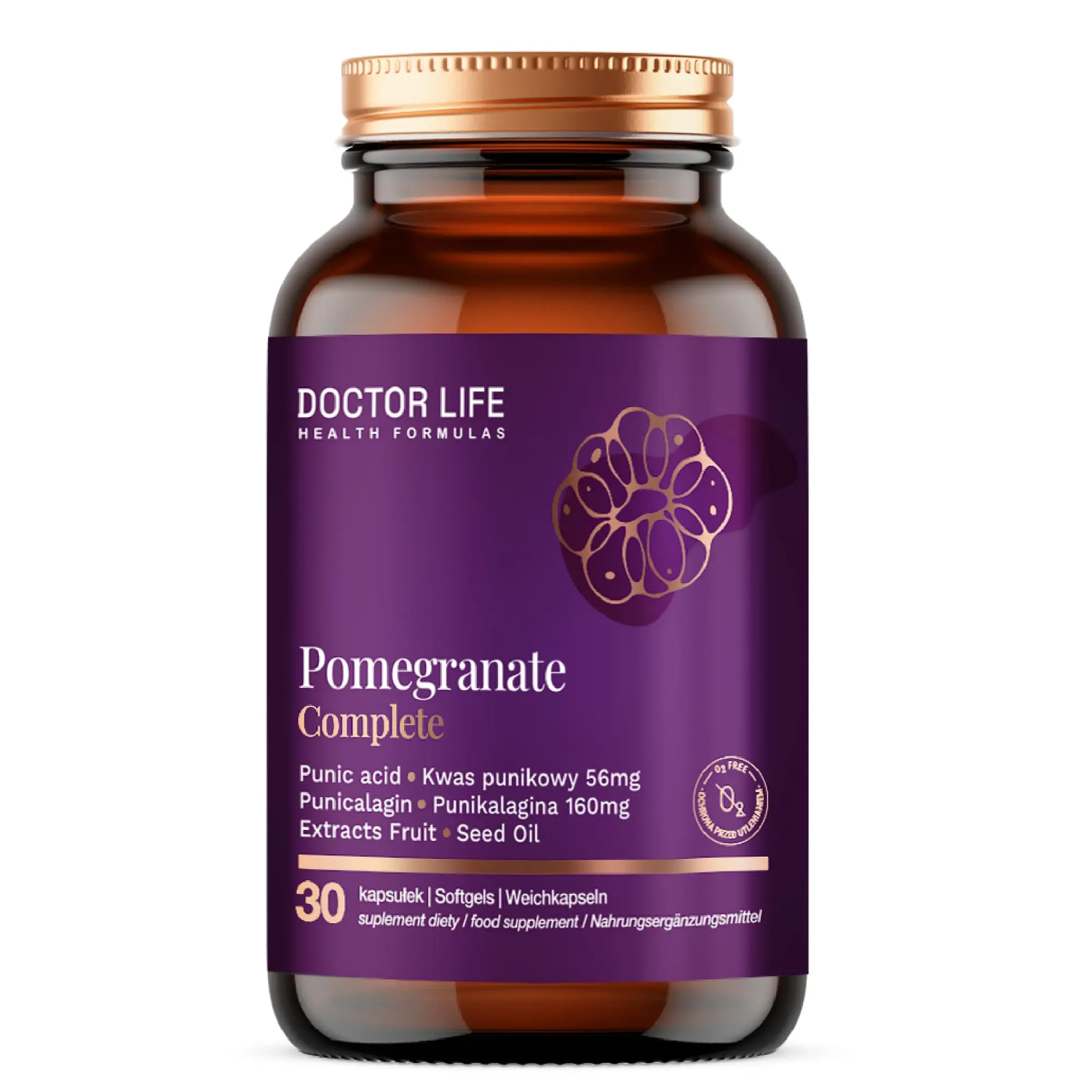 Doctorlife, pomegranate complete, 30 kapsułek
