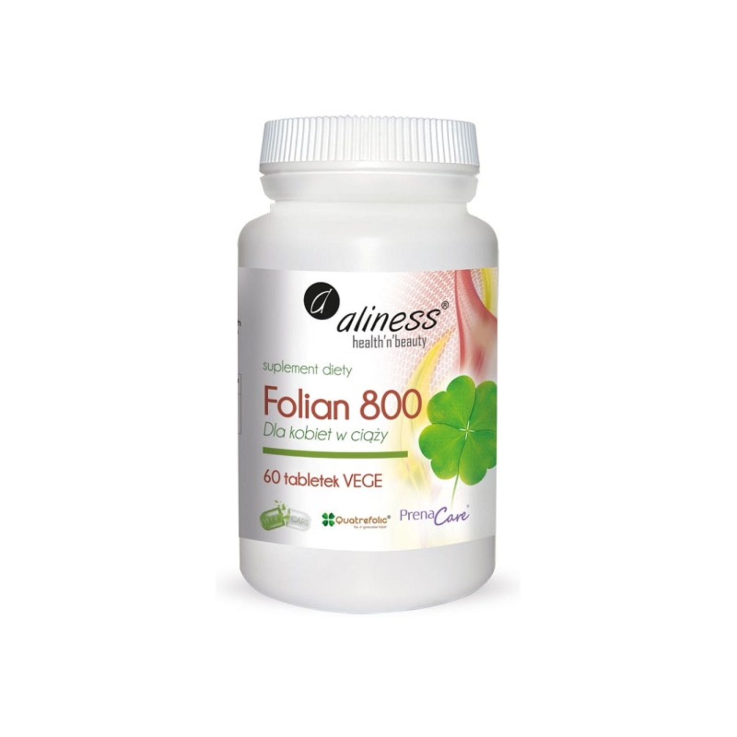 Aliness, folian 800 mcg, 60 tabletek
