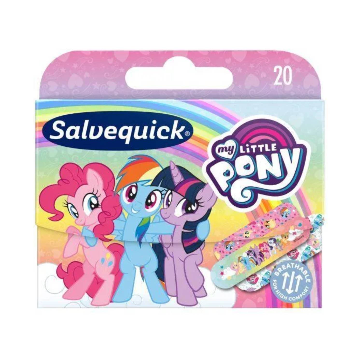 Salvequick med - plastry my little pony, 20 sztuk