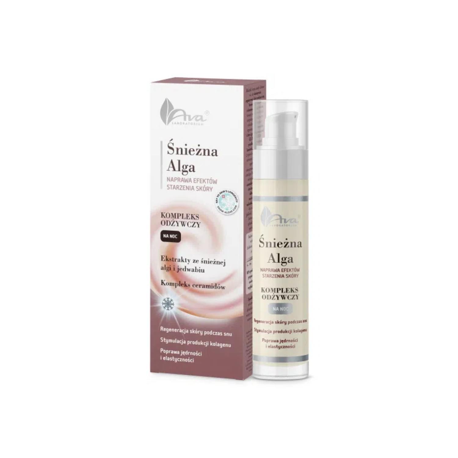 Ava śnieżna alga - kompleks odżywczy na noc, 50 ml
