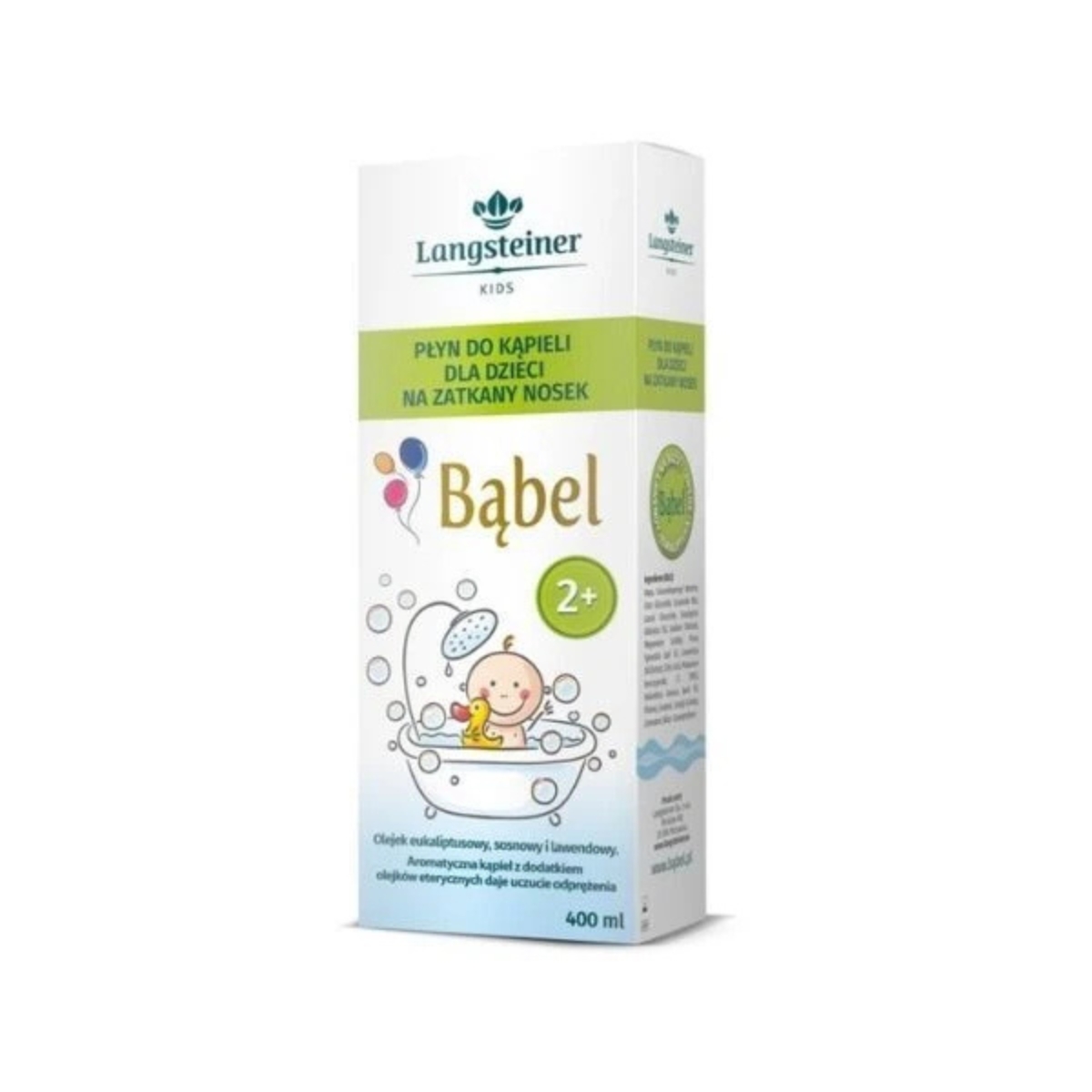 Langsteiner bąbel - płyn do kąpieli na zatkany nosek, 400 ml