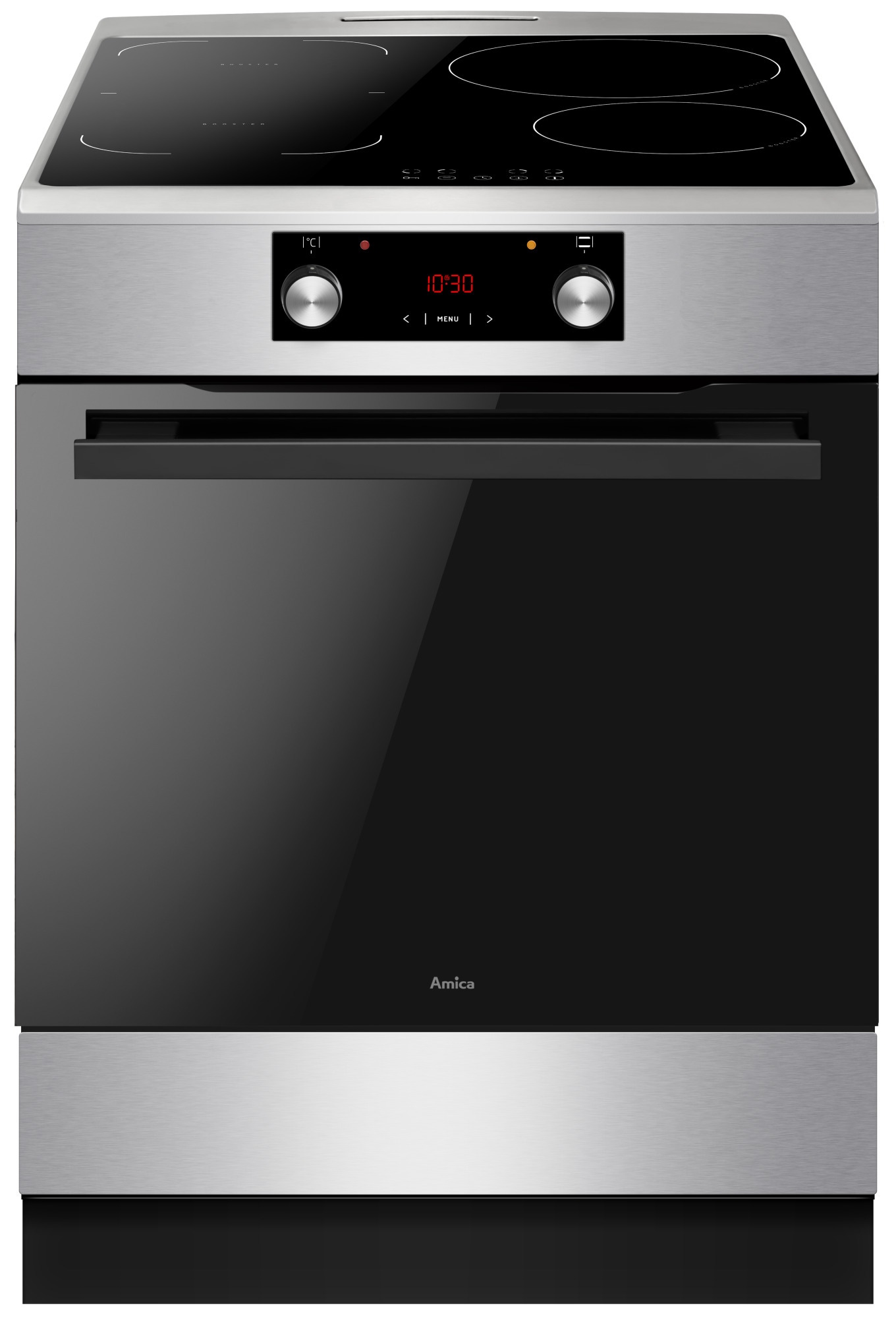Kuchnia indukcyjna Amica 6123IES3.392HTsDp(XxV) PIZZA STEAM 60 cm Srebrny