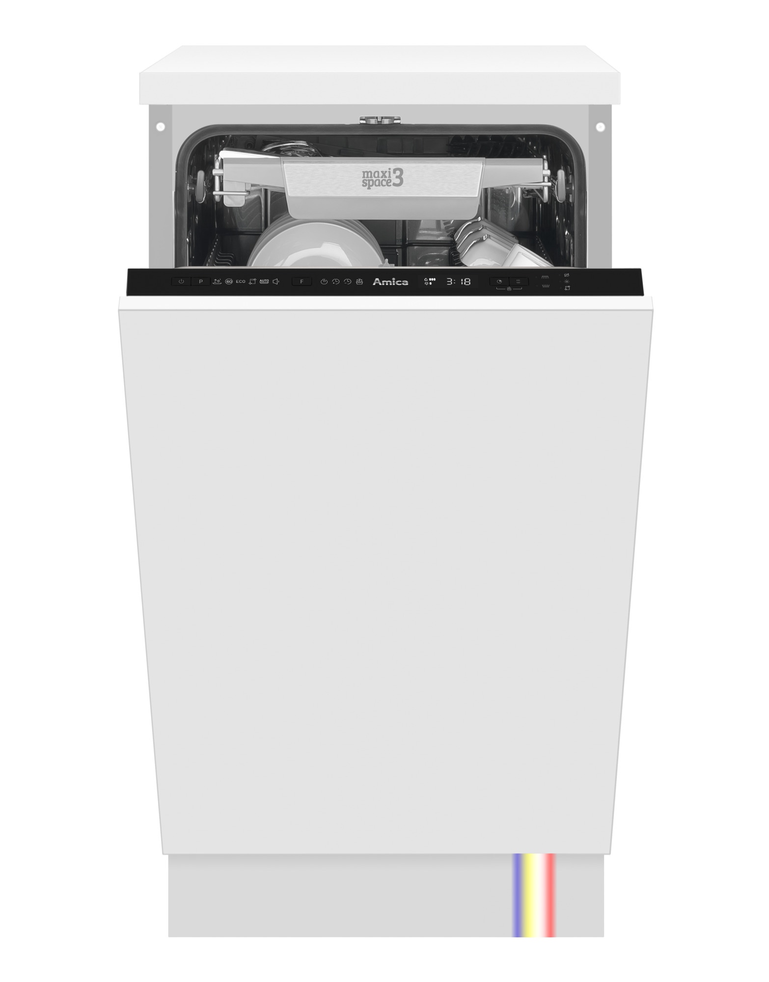 Zmywarka do zabudowy Amica DIM44C6EMONqH 45 cm SilentDrive 2.0