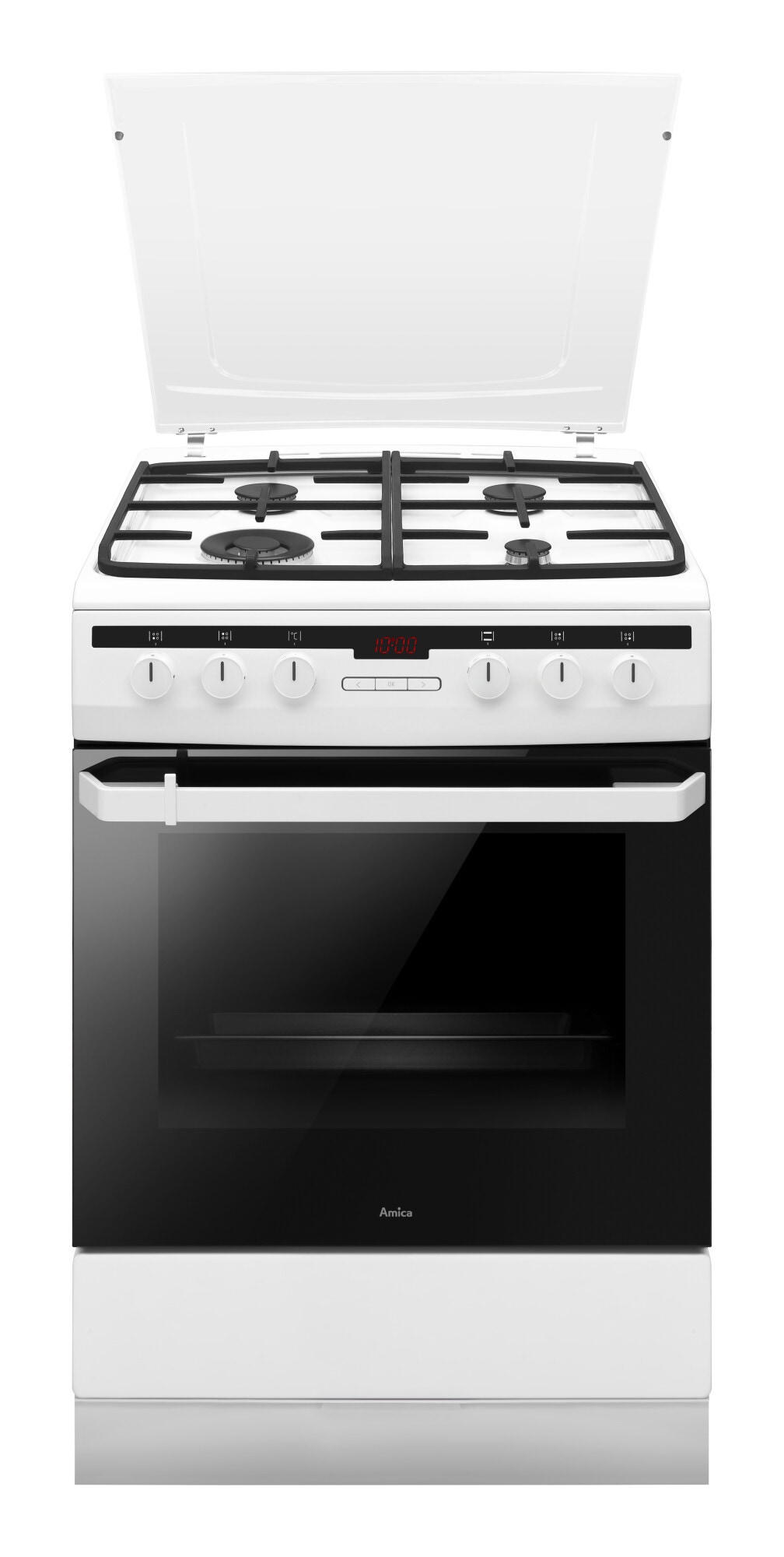 Kuchnia gazowo-elektryczna Amica 618GE3.39HZpTaDpNA(W) 60 cm Biały