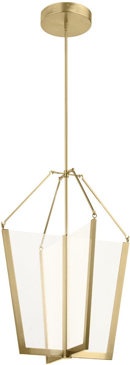 Quintiesse Calters lampa wisząca 1x49 W szampańskie złoto QN-CALTERS-P-M-CG