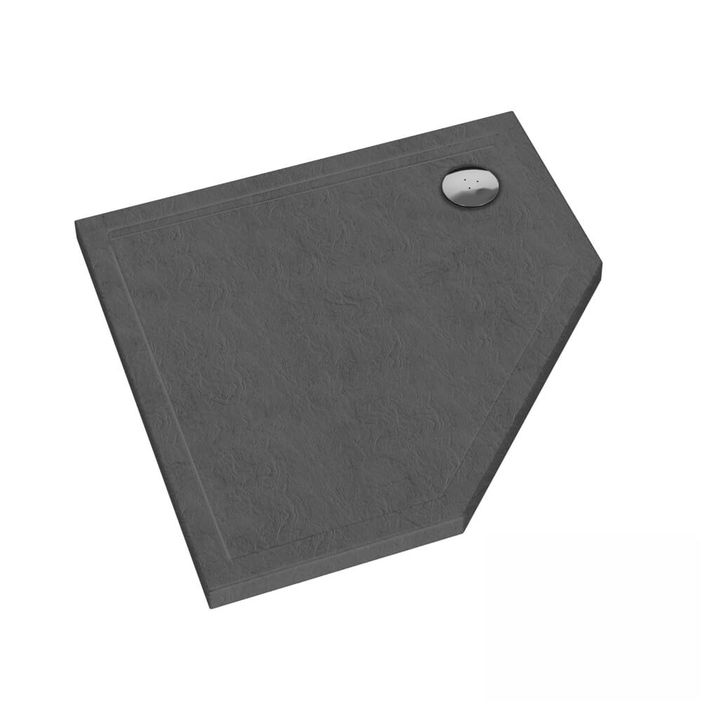 Schedline Sharper Grey Stone brodzik pięciokątny 80x80 cm szary 3S.S1PK-8080/S/ST