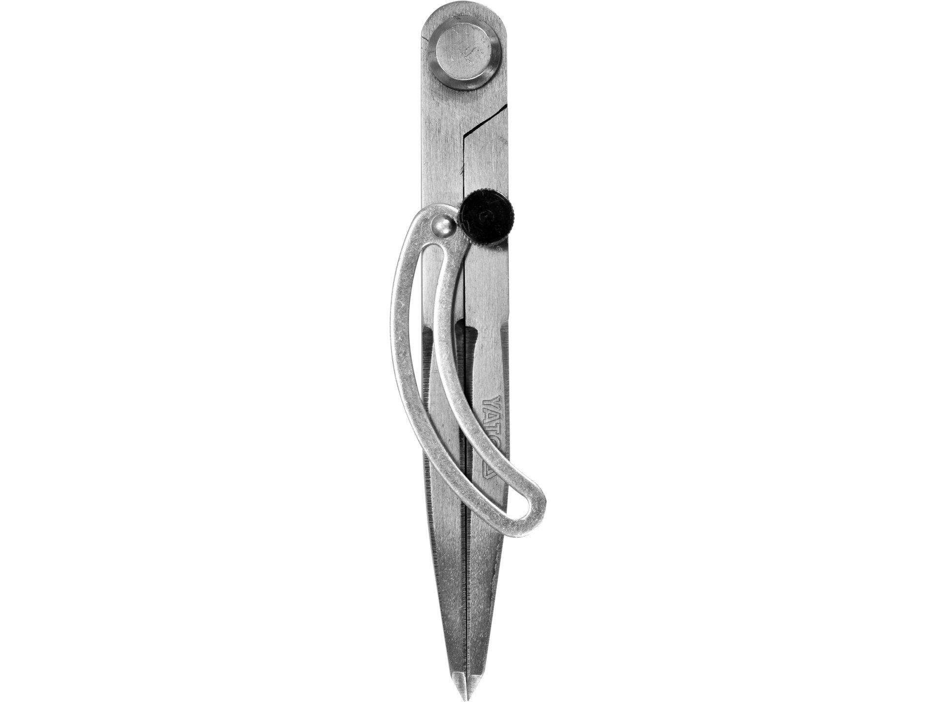 Cyrkiel stolarski kreślarski YATO 150mm metalowy hartowane końcówki YT-72100