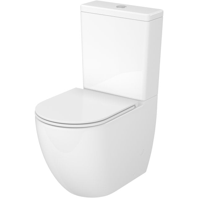 LIVI Kompakt WC PRO OVAL z deską wolnoopadającą biały K3029-010