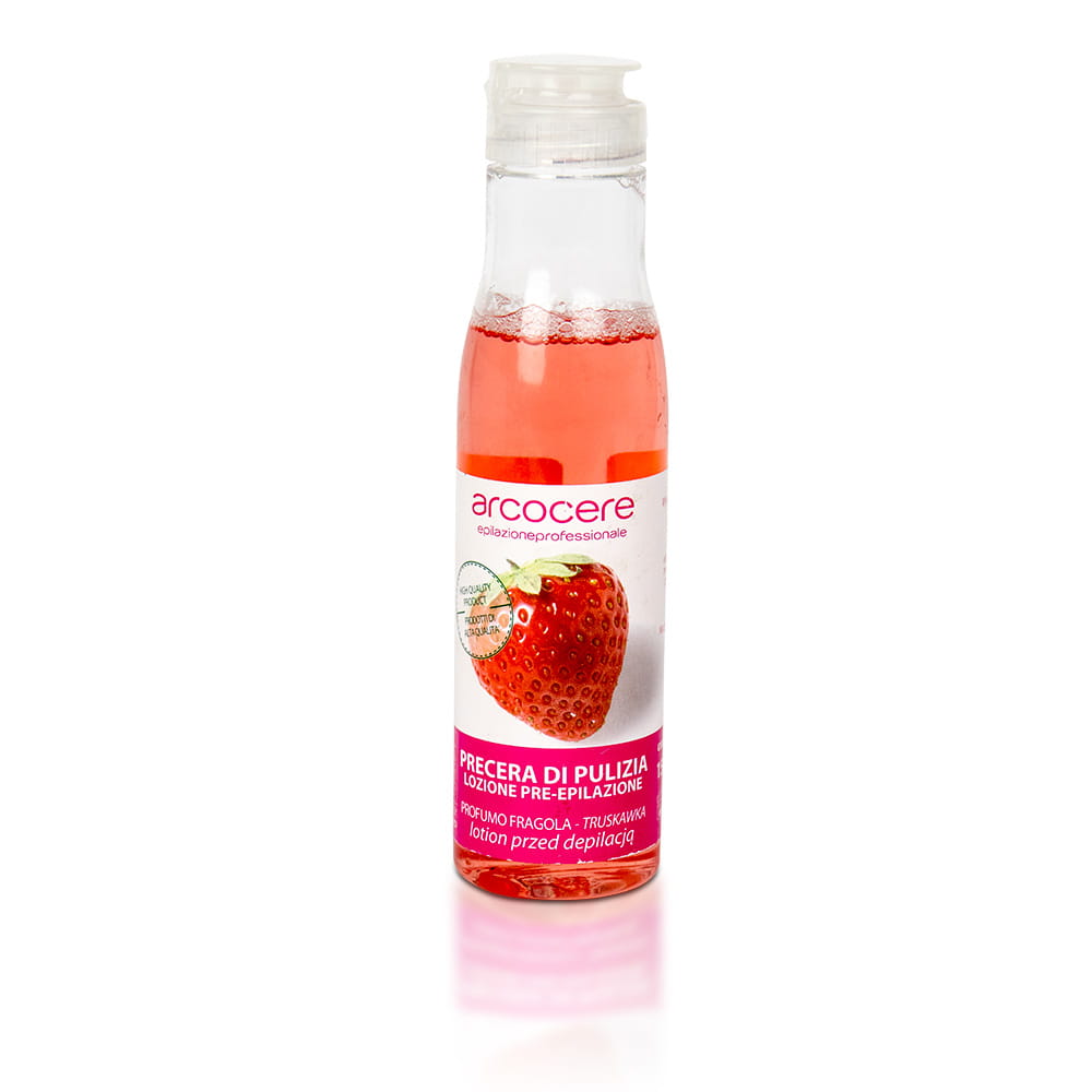 Lotion przed depilacją o działaniu oczyszczającym Arcocere truskawkowy 150 ml