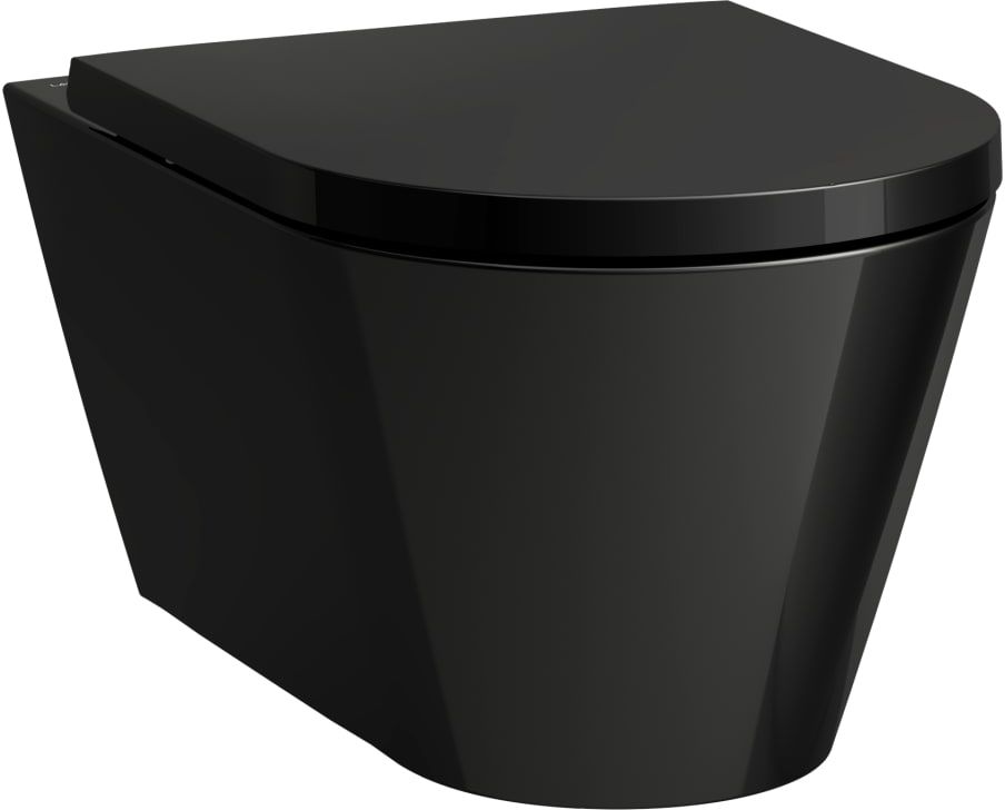 Darmowa Dostawa - Miska WC wisząca bez kołnierza czarny Laufen Kartell H8203370200001