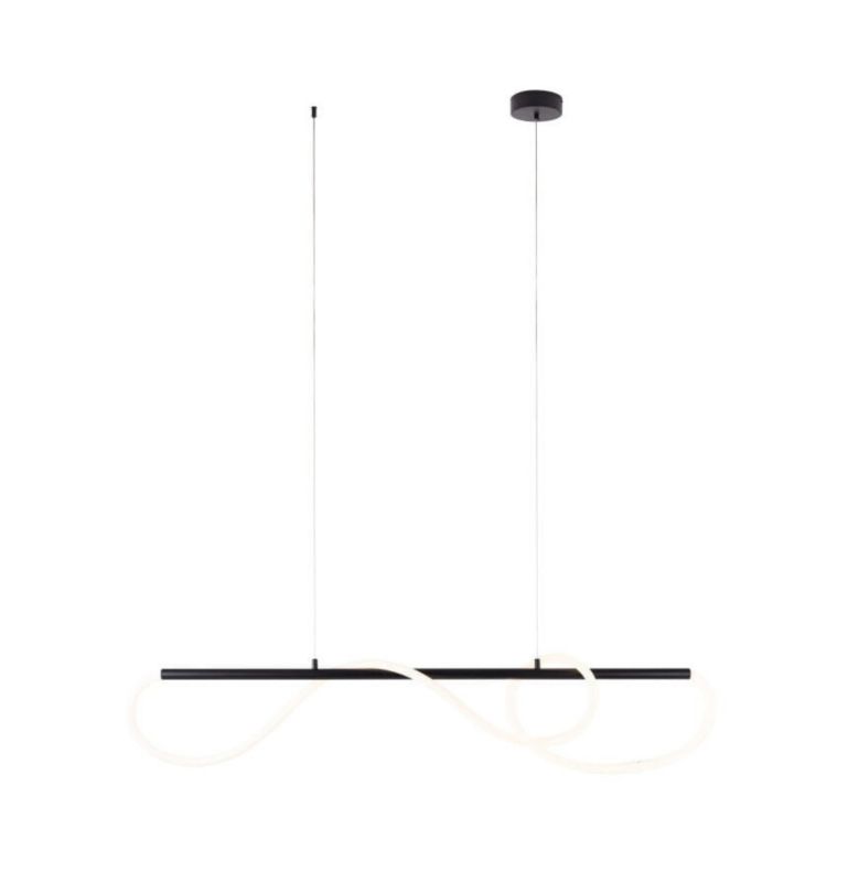 Lampa wisząca Maxlight Laguna 2720 czarna nowoczesna wbudowany LED 30W 1 szt.