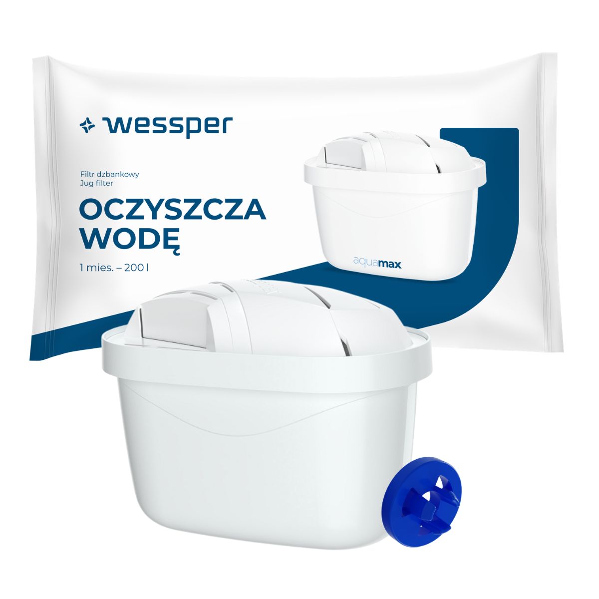 Wessper wkład do dzbanka filtrującego WES003 AquaMax Standard.
