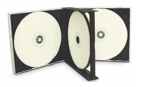 Pudełko 4xCD Box JC Czarne 22mm Standardowe Tray czarny JEWEL 10,4 - Henryx24