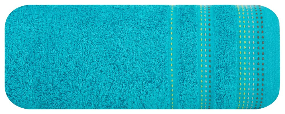 Ręcznik 30x50 cm POLIA turkusowy bawełniany frotte do łazienki