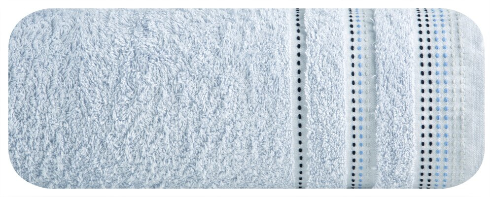 Ręcznik 30x50 cm POLIA niebieski bawełniany frotte miękki i chłonny