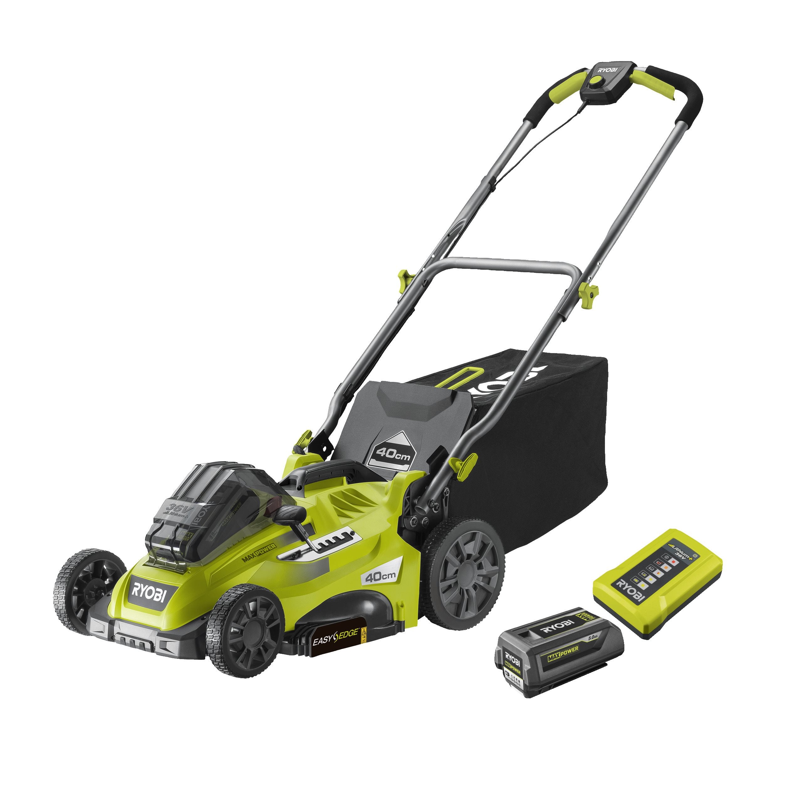 Kosiarka 40cm bezprzewodowa 36V MAX POWER w zestawie z akumulatorem 5.0Ah