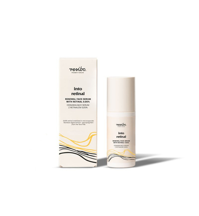 Resibo Into Retinal – odnawiające serum z retinalem 0,05%, 30 ml